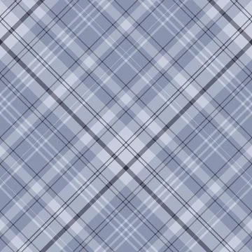 Seamless pattern in awesome cold gray colors for plaid, fabric, textile, Stock Illustration