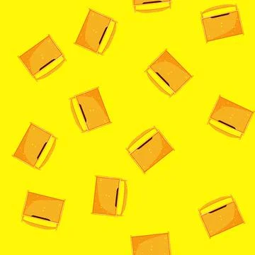 Seamless pattern baby toy box cartoon vector イラスト素材