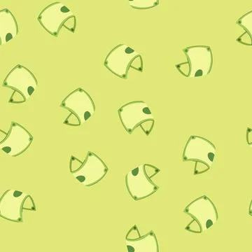 Seamless pattern back cash cartoon vector Illustrazione stock