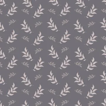 Seamless pattern. Background abstract natural floral dark and light gray with Stock Illustration