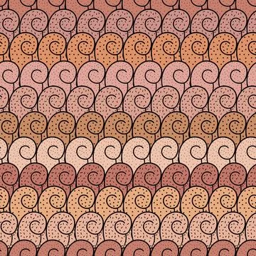 Seamless pattern background with abstract waves. Sea pattern Stock Illustration