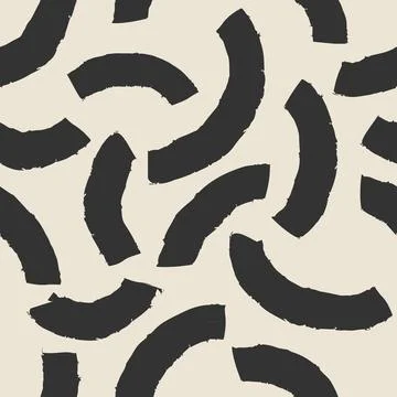 Seamless pattern background with astract paper cut shapes Stock Illustration