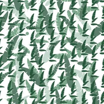 Seamless pattern background with autumn leaves on white. Vector illustration. 스톡 일러스트