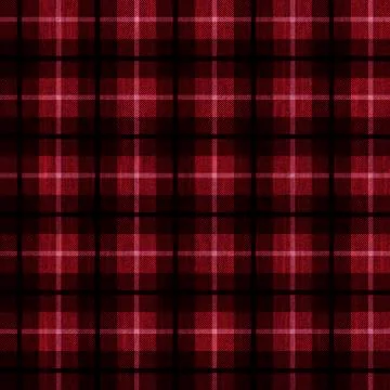 Seamless pattern background of black and red plaid fabric texture, can be til Stock Photos