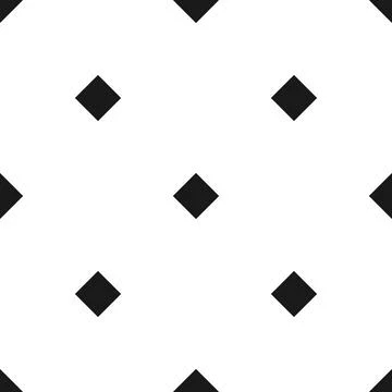 Seamless pattern background with black rhombus. Stock Illustration