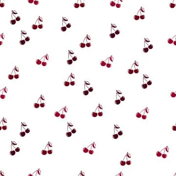 Seamless pattern background in cherry. イラスト素材