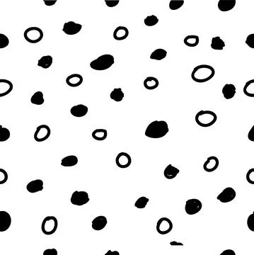 Seamless Pattern Background, Circle and Dot, for backdrop, Cover, wrapping pa Stock Illustration