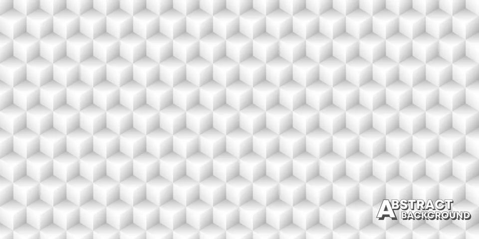 Seamless pattern background with cubes. MInimal vintage vector design Stock Illustration