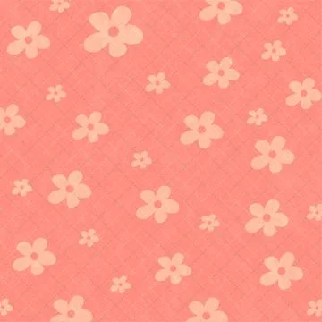 Seamless pattern background with flowers Stock Illustration