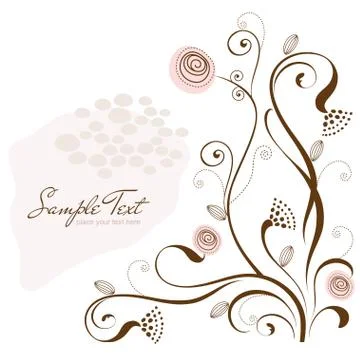 Seamless pattern background with flowers Stock Illustration