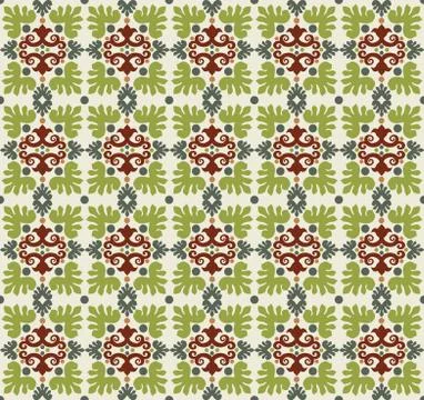 Seamless pattern background four Stock Illustration