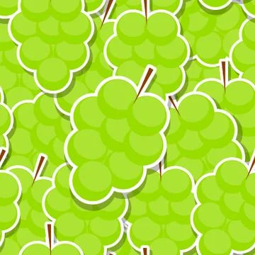 Seamless Pattern Background from Grapes. Illustration Illustrazione stock