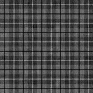 Seamless pattern background of gray plaid fabric texture, can be tiled Stock Photos