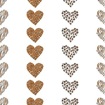Seamless pattern background heart 스톡 일러스트