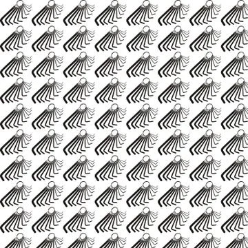 Seamless pattern background of hex wrench イラスト素材