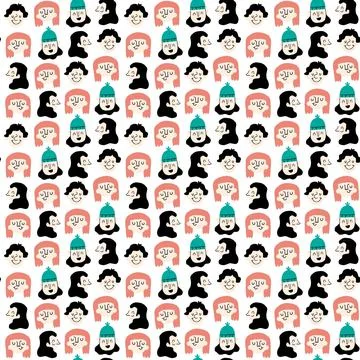 Seamless Pattern Background Stock Illustration