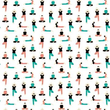 Seamless Pattern Background Stock Illustration