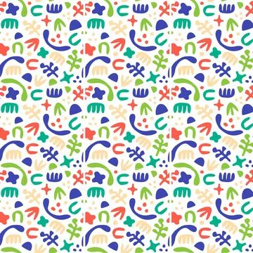 Seamless Pattern Background Stock Illustration