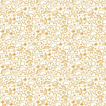 Seamless Pattern Background Stock Illustration