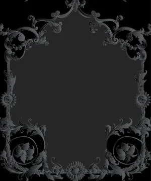 Seamless pattern, background Inbaroque, rococo, victorian, renaissance style. Stock Illustration