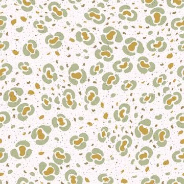 Seamless pattern background leopard print skin. Vector contexture for scrapbo Stock Illustration