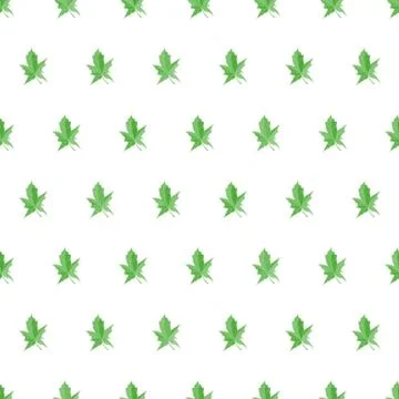 Seamless pattern background maple leaf Stock Illustration