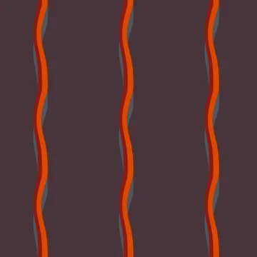 Seamless pattern background with multi-colored wavy lines. Stock Illustration
