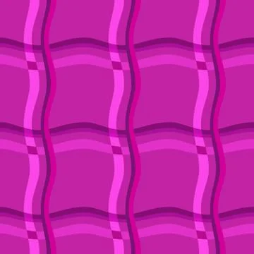 Seamless pattern background with multi-colored wavy lines. Illustrazione stock