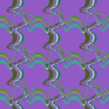 Seamless pattern background with multi-colored wavy lines. Stock-Illustration