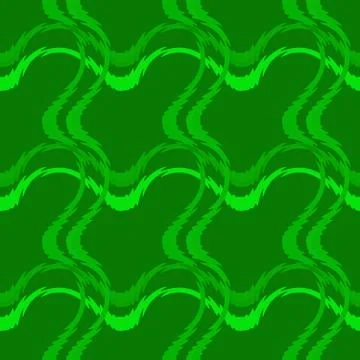 Seamless pattern background with multi-colored wavy lines. Stock Illustration