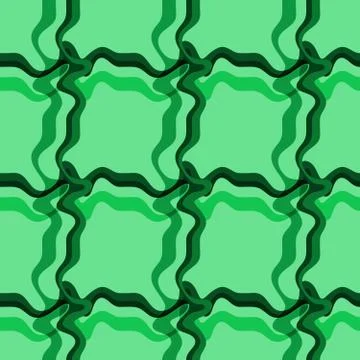 Seamless pattern background with multi-colored wavy lines. Stock Illustration