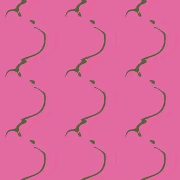 Seamless pattern background with multi-colored wavy lines. Stock Illustration