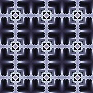 Seamless pattern background with multi-colored wavy lines. Stock Illustration