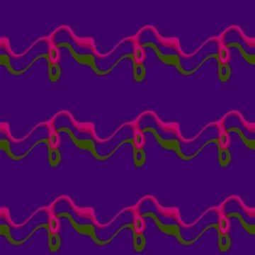 Seamless pattern background of multicolored lines with scribbler. Illustrazione stock