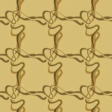 Seamless pattern background of multicolored lines with scribbler. Stock Illustration