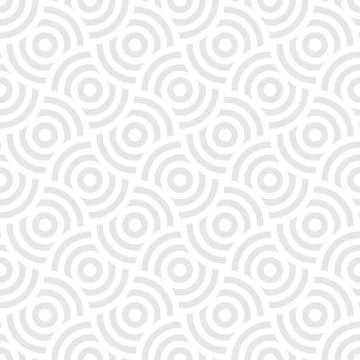 Seamless pattern background ornament of striped concentric circles. Retro mosaic イラスト素材