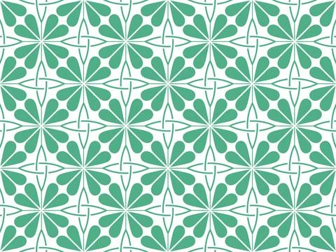 Seamless Pattern Background Ornamental Illustration Design Stock Illustration