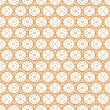 Seamless pattern for background of round Stock Illustration