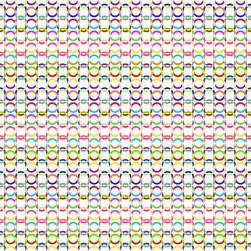 Seamless pattern background serrated wave large colorful Stock Illustration