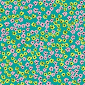 Seamless Pattern Background with Simple Flower Design Elements. Illustration Stock Illustration