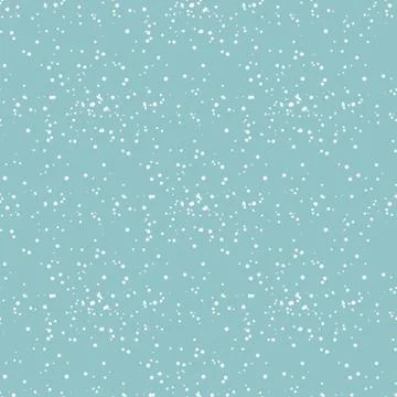 Seamless Pattern Background with Snow. Vector Illustration Stock Illustration