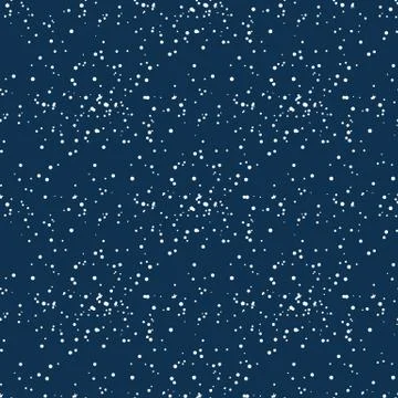Seamless Pattern Background with Snow. Vector Illustration Stock Illustration