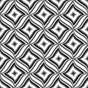 Seamless pattern-background with swirling shapes. Repeatable. Vector art. Stock Illustration