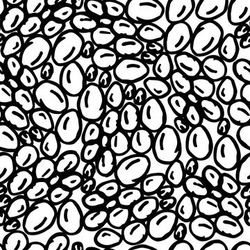 Seamless pattern, background, texture of abstract elements in the form of ova 스톡 일러스트