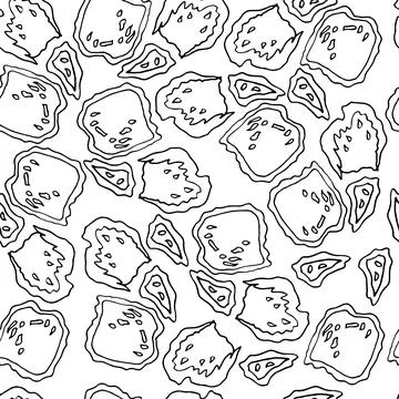 Seamless pattern, background, texture of abstract elements in the form of geo Stock Illustration