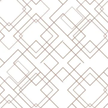 Seamless pattern background with thin straight lines and squares Stock Illustration