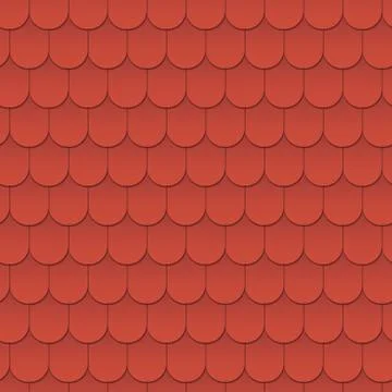 Seamless pattern background tiles of the roof. Stock Illustration