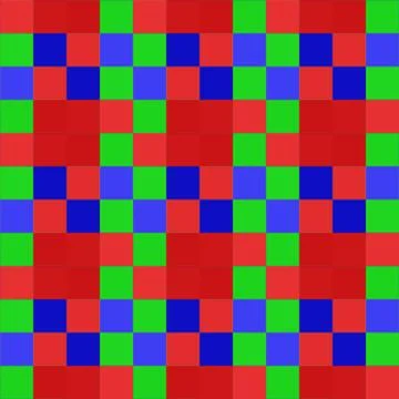 Seamless pattern background from a variety of multicolored squares. Stock Illustration