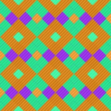 Seamless pattern background from a variety of multicolored squares. Stock Illustration