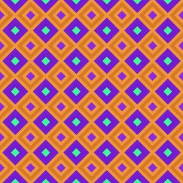 Seamless pattern background from a variety of multicolored squares. Stock Illustration